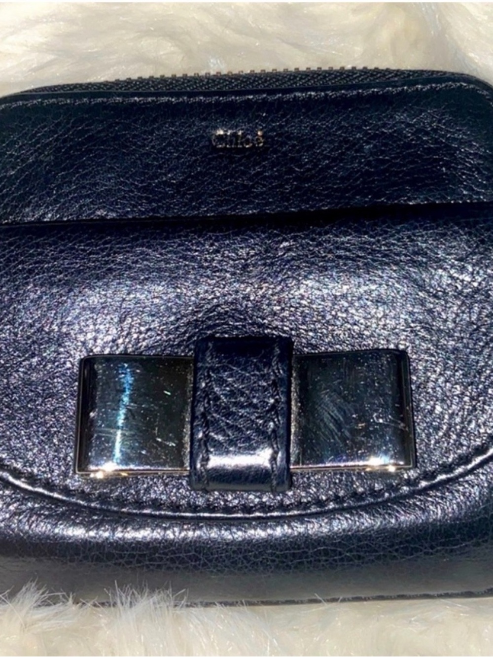 Black leather Chloe’ wallet